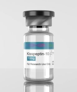 Kisspeptin-10 research peptide lyophilized vial for laboratory research